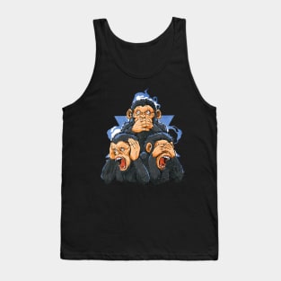 Three monkeys Tank Top